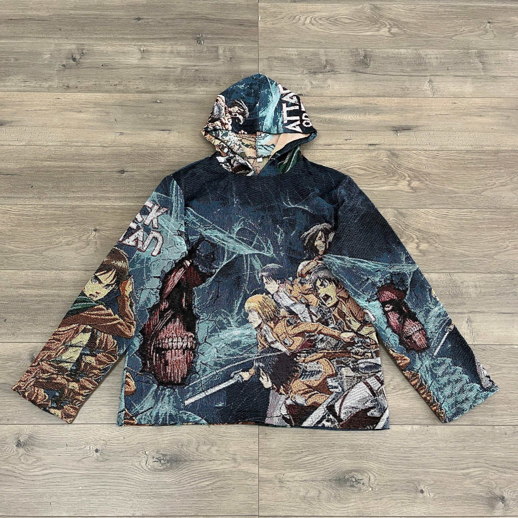 RDMCLOTHINGART tapestry hoodie TITAN V2 TAPESTRY HOODIE