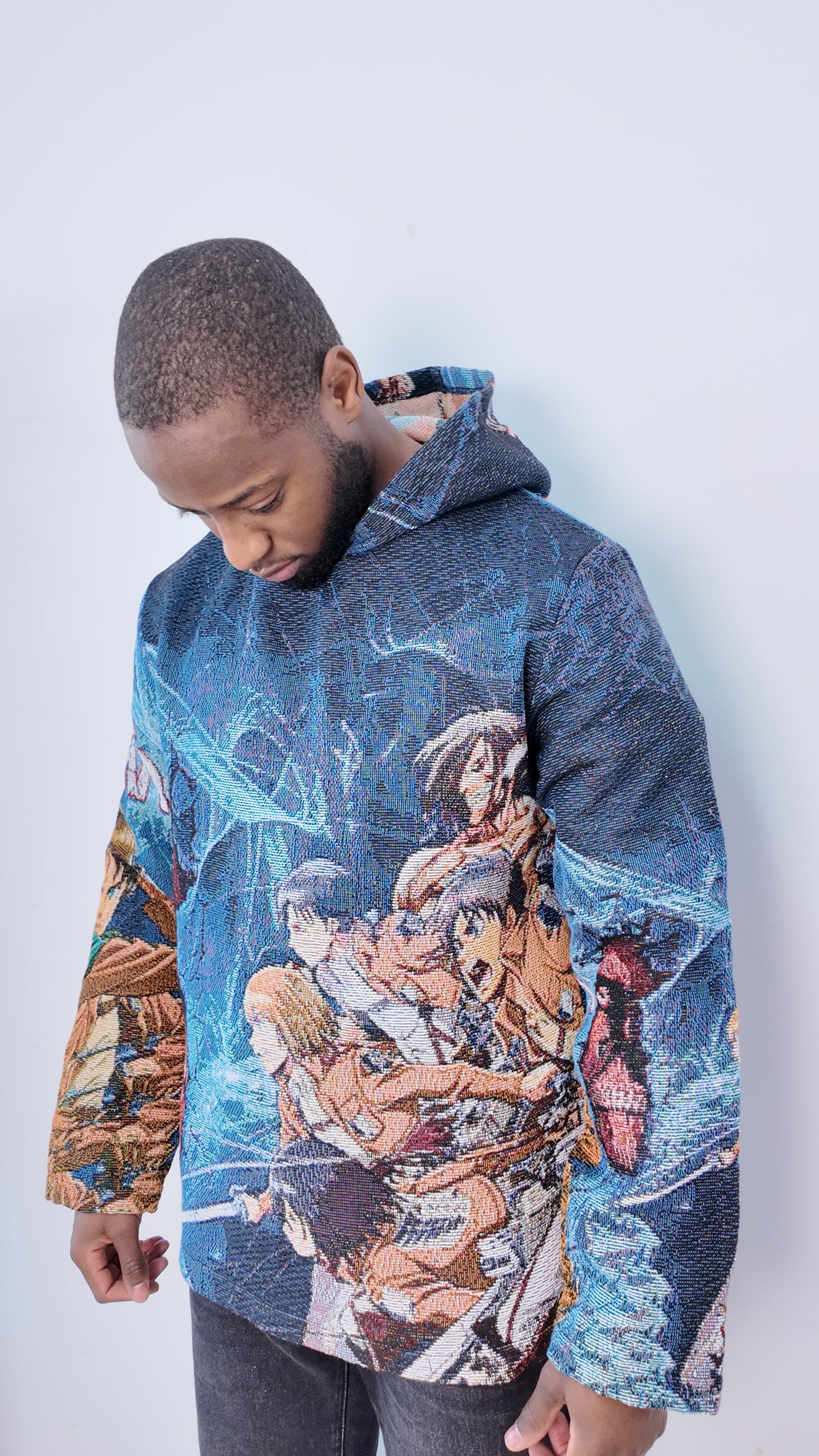 RDMCLOTHINGART tapestry hoodie TITAN V2 TAPESTRY HOODIE
