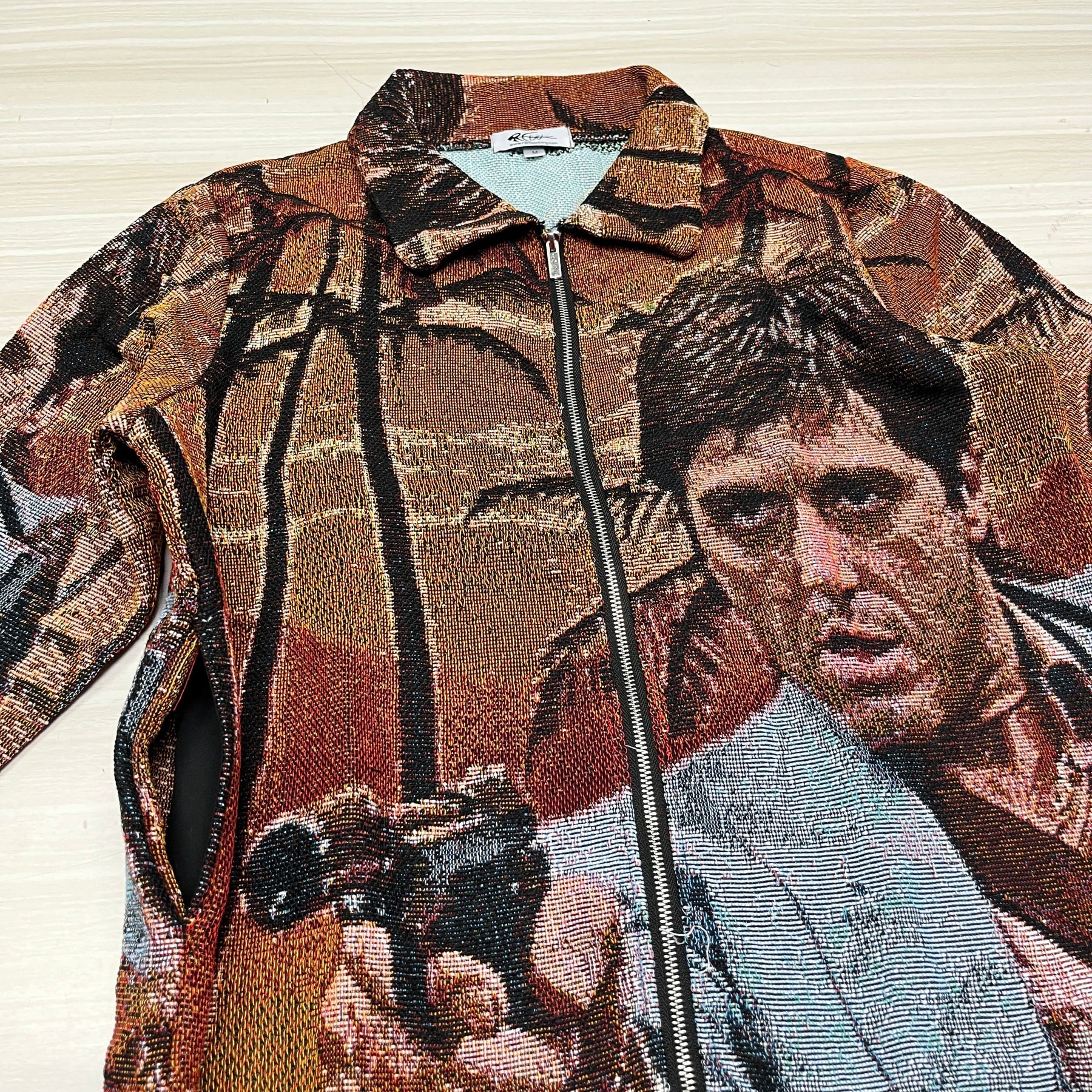 RDMCLOTHINGART tapestry hoodie TONY MONTANA TAPESTRY JACKET