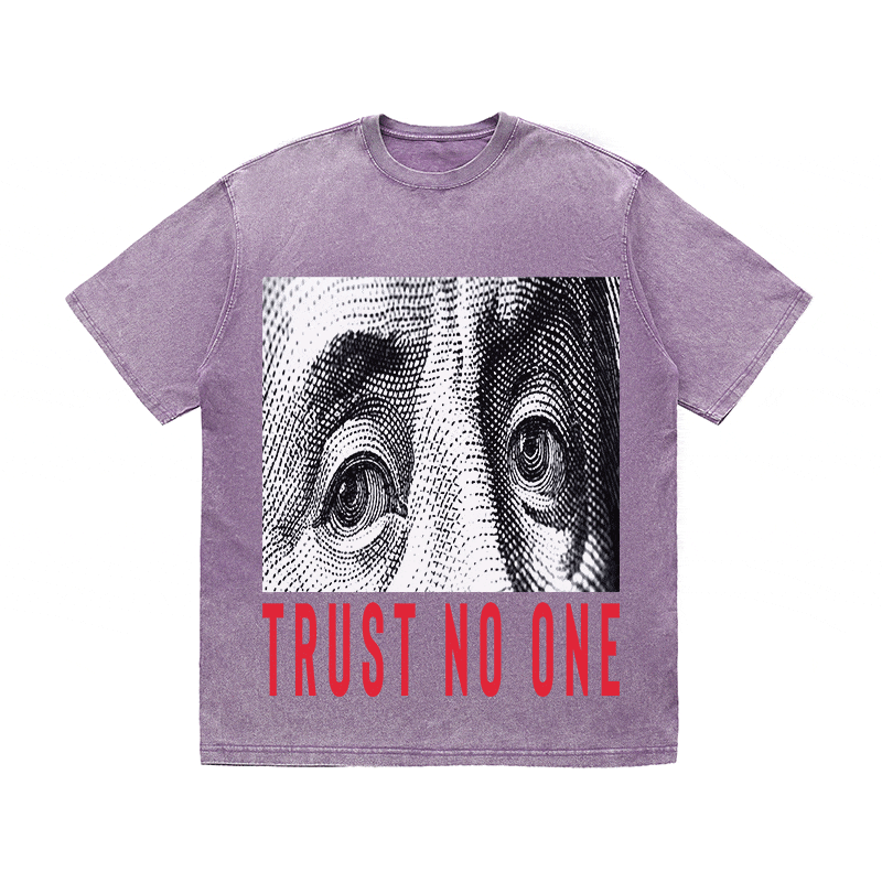 RDMCLOTHINGART tapestry hoodie TRUST NO ONE 2 HEAVY WEIGHT COTTON TEE-9057