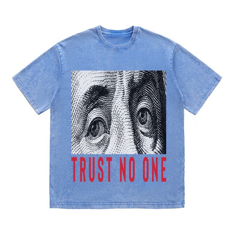 RDMCLOTHINGART tapestry hoodie TRUST NO ONE 2 HEAVY WEIGHT COTTON TEE-9057