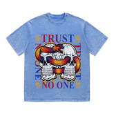 RDMCLOTHINGART tapestry hoodie TRUST NO ONE HEAVY WEIGHT COTTON TEE-9058