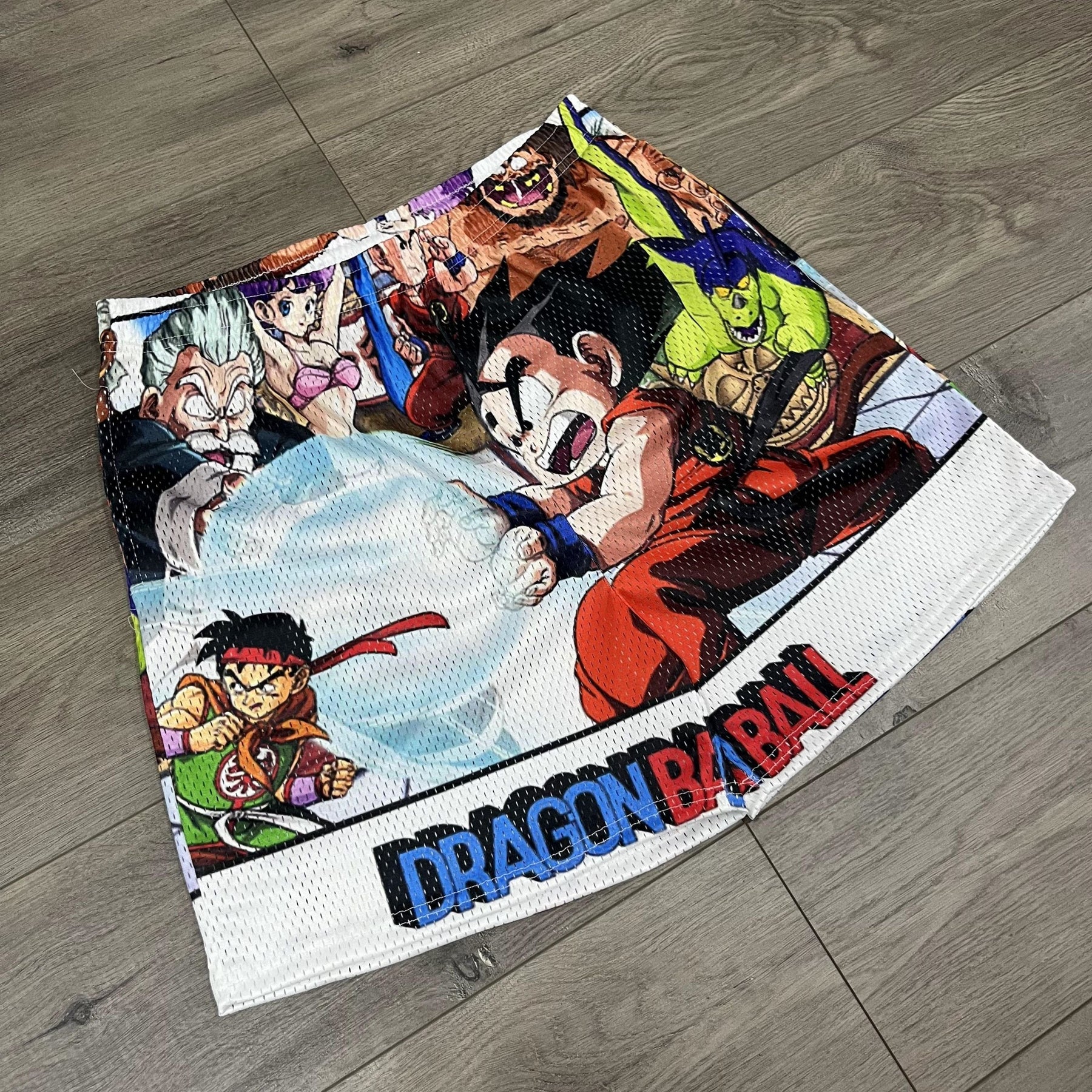 RDMCLOTHINGART tapestry hoodie YOUNG GOKU MESH SHORTS-8685