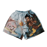 RDMCLOTHINGART tapestry hoodie YOUNG GOKU TAPESTRY SHORTS