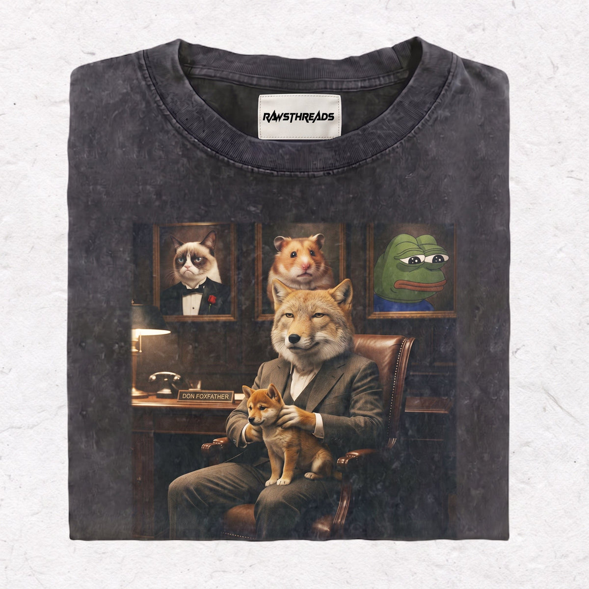 FOXFATHER HEAVY WEIGHT COTTON TEE-010