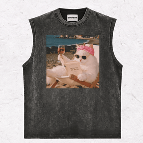RICH CAT HEAVY WEIGHT COTTON TEE-013