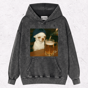 BEER DOG HEAVY WEIGHT COTTON TEE-015