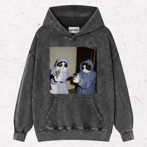 WACKY CAT HEAVY WEIGHT COTTON TEE-019