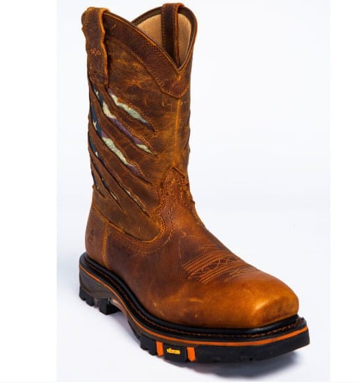 Men's Scratch American Flag Lite Performance Western Boots-60059