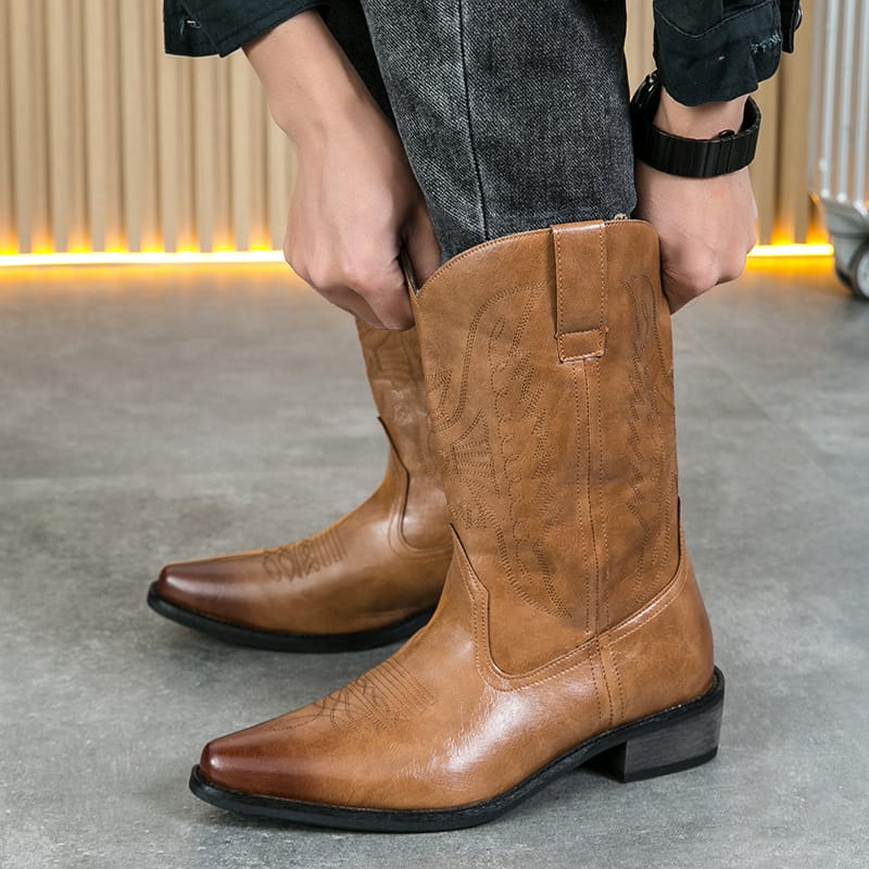 Men's Western Boots-60060