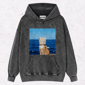 WACKY CAT HEAVY WEIGHT COTTON TEE-020