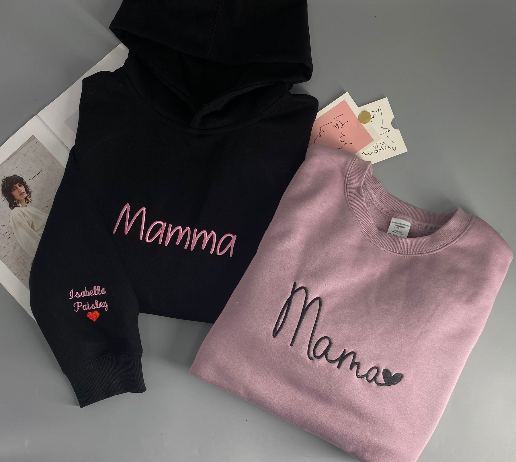 Mama Glitter Applique sweatshirt/ Hoodie-2