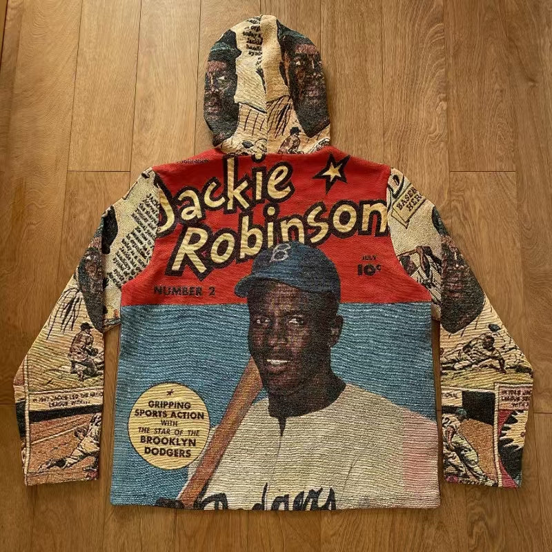 JACKIEROBINSO  TAPESTRY HOODIE