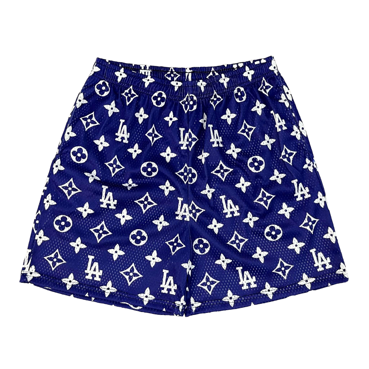 BLUE LA MESH SHORTS-8675