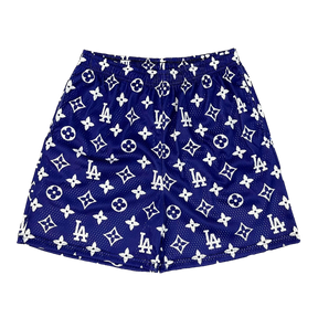 BLUE LA MESH SHORTS-8675