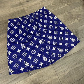 BLUE LA MESH SHORTS-8675