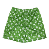 GREEN LA MESH SHORTS-8676