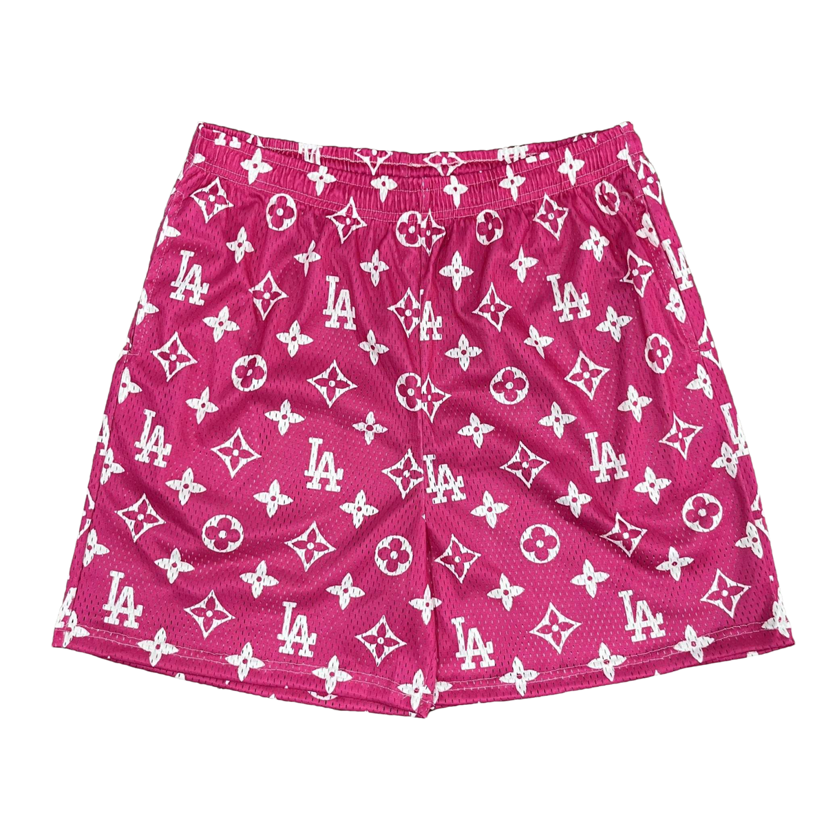 PINK LA MESH SHORTS-8674