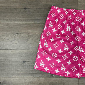PINK LA MESH SHORTS-8674