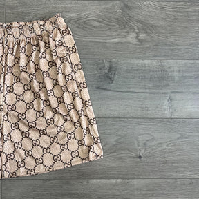 KHAKI GU MESH SHORTS-8717