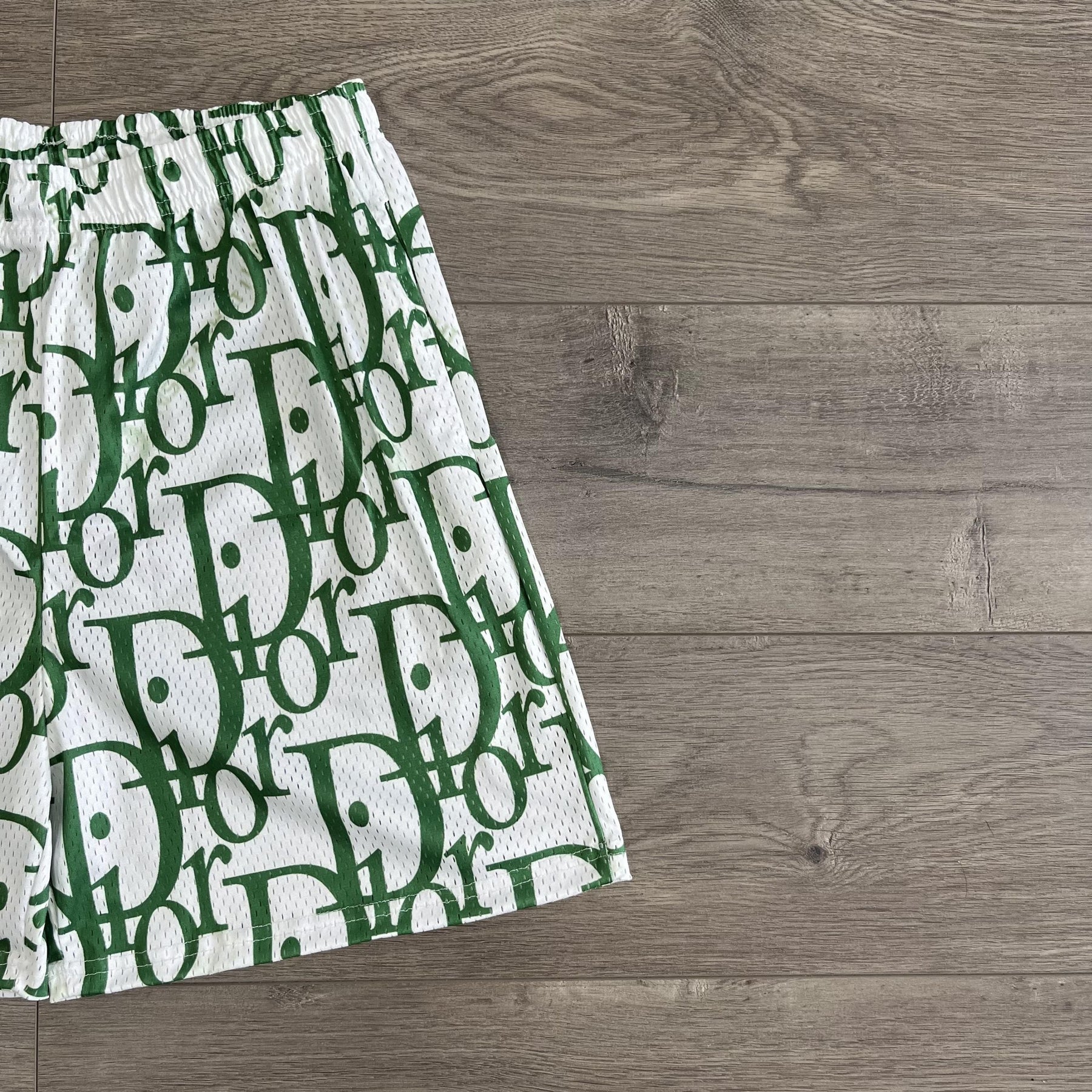GREEN DC MESH SHORTS-8724