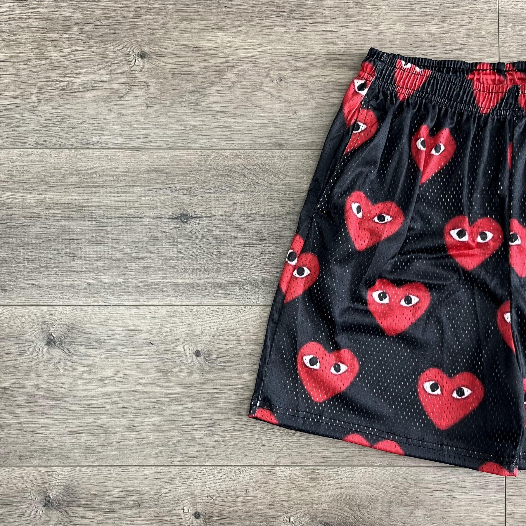 B&RED CDG MESH SHORTS-8733