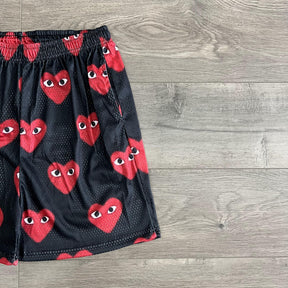 B&RED CDG MESH SHORTS-8733