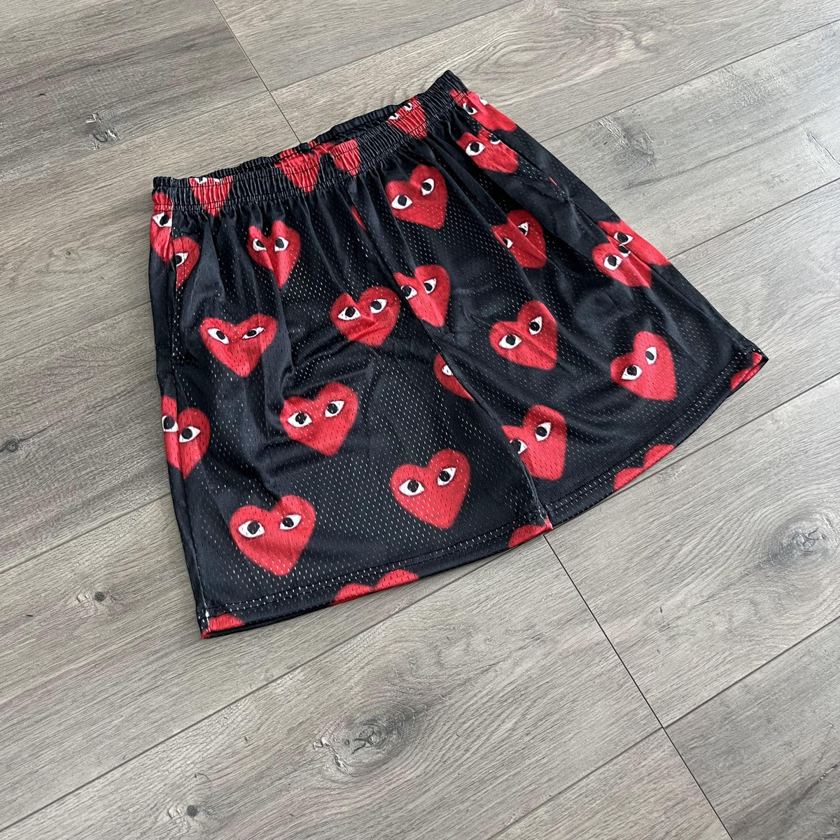 B&RED CDG MESH SHORTS-8733