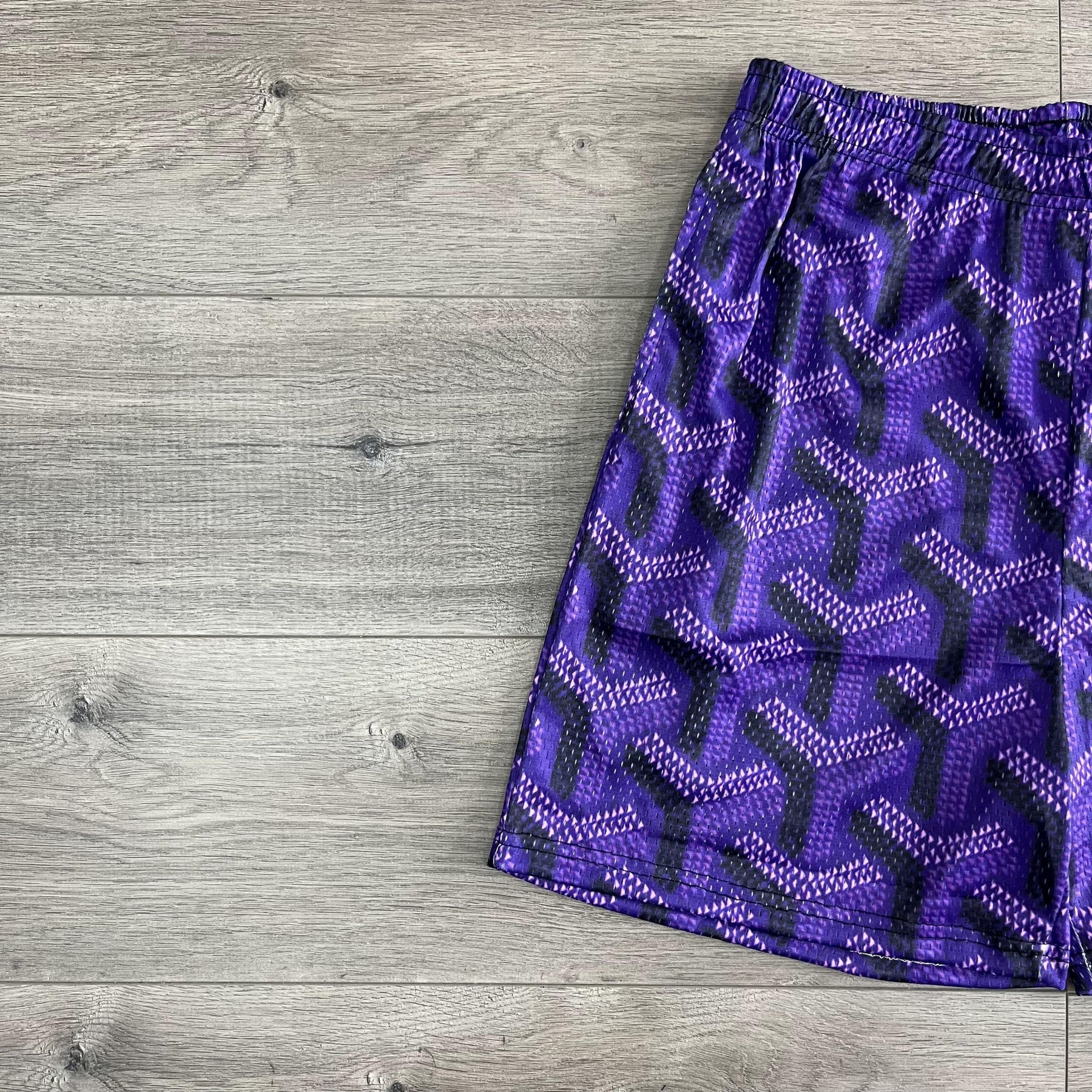 PURPLE GY MESH SHORTS-8736