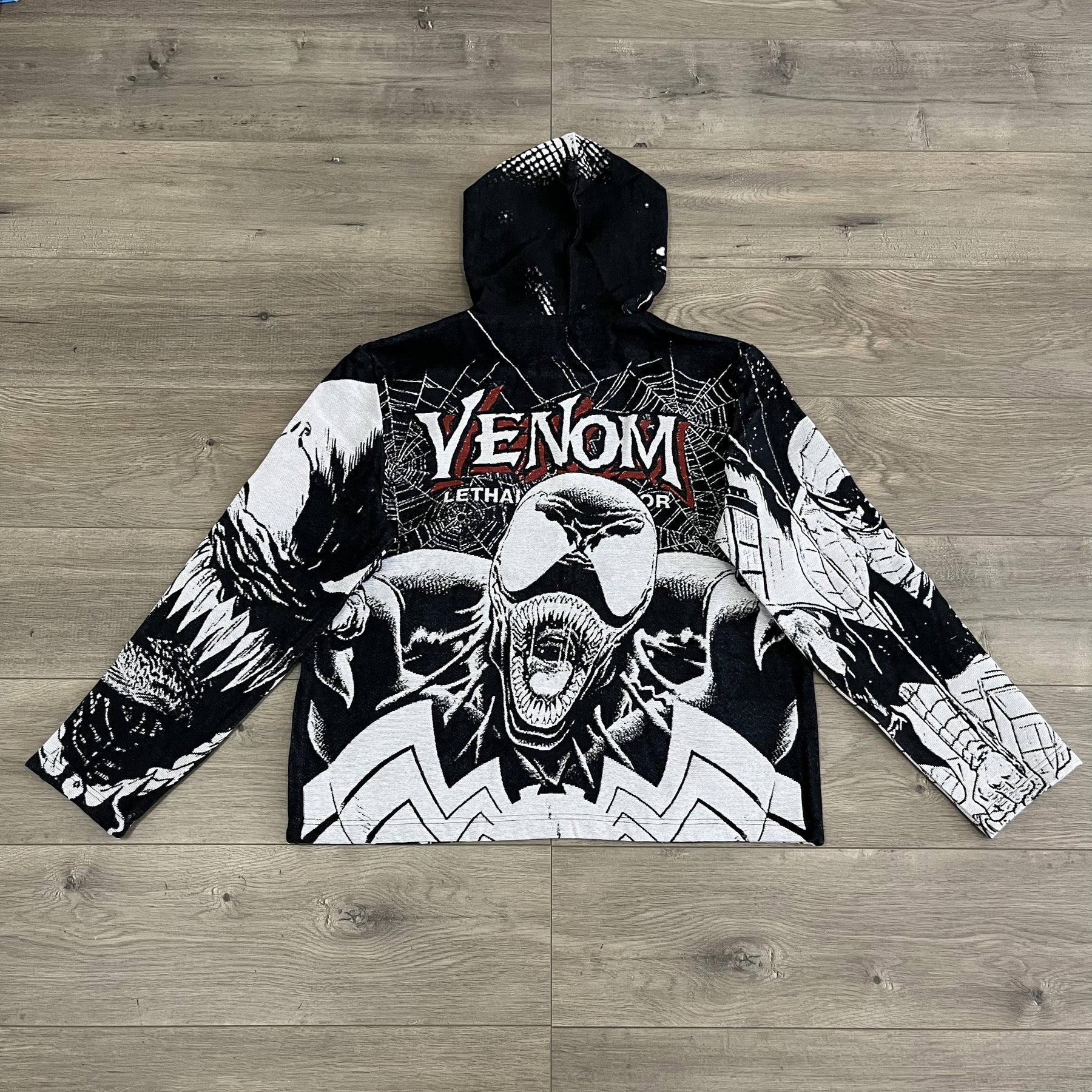 AMAZING SPIDER&VENOM TAPESTRY HOODIE