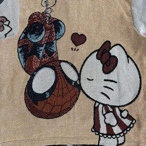 KITTY&SPIDER TAPESTRY HOODIE