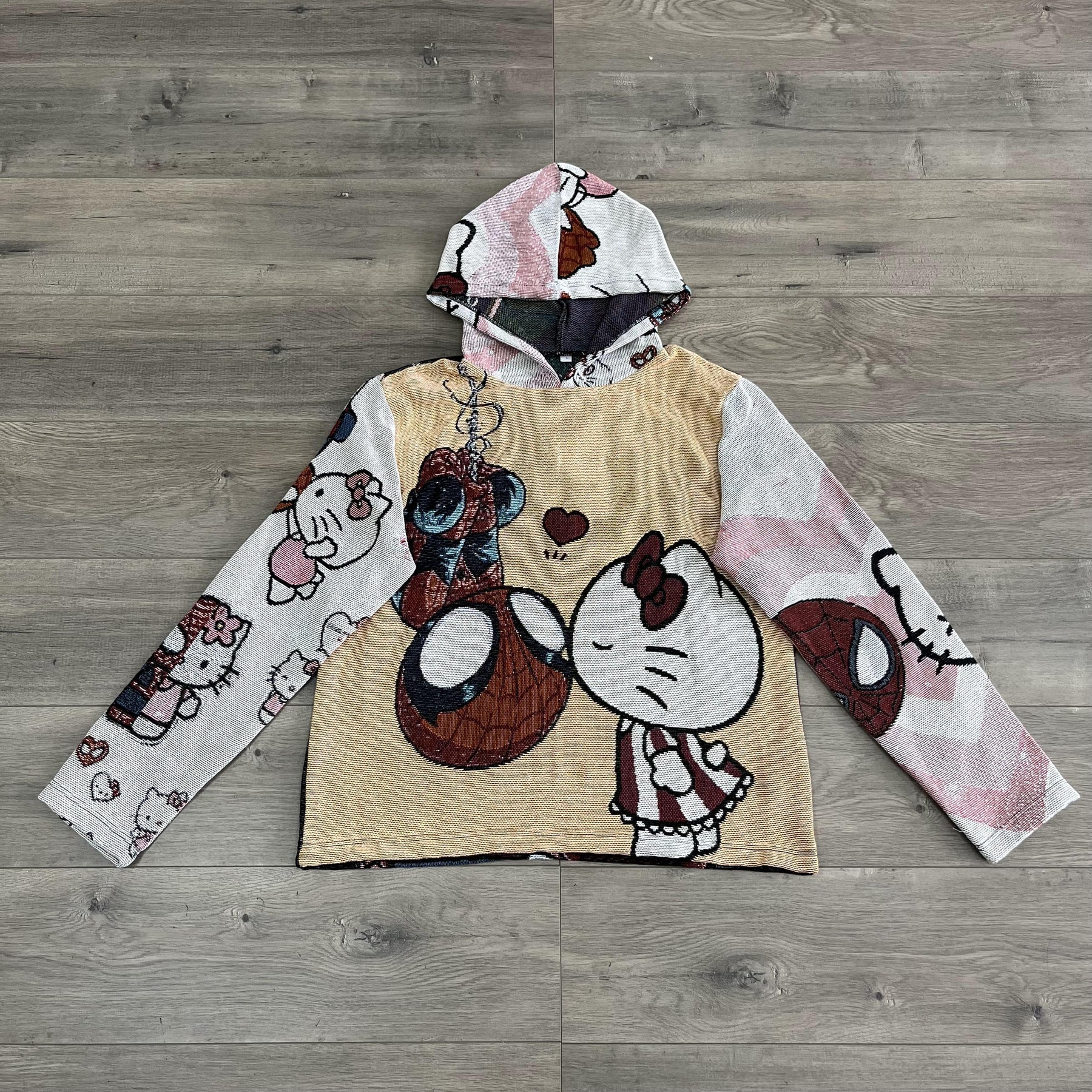 KITTY&SPIDER TAPESTRY HOODIE