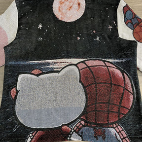 KITTY&SPIDER TAPESTRY HOODIE