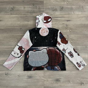 KITTY&SPIDER TAPESTRY HOODIE