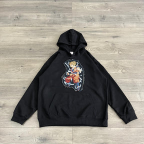 SUPER SAIYAN TAPESTRY PATCH HOODIE-9059