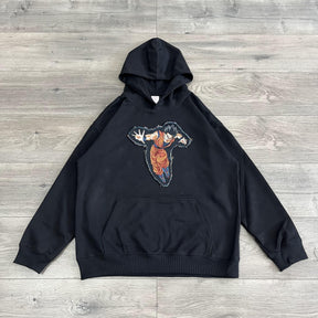 SONGOKU TAPESTRY PATCH HOODIE-9055