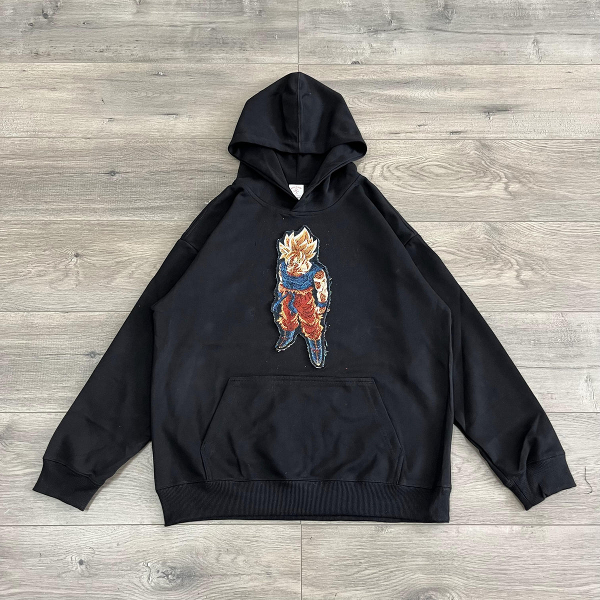 SUPER SAIYAN TAPESTRY PATCH HOODIE-9051