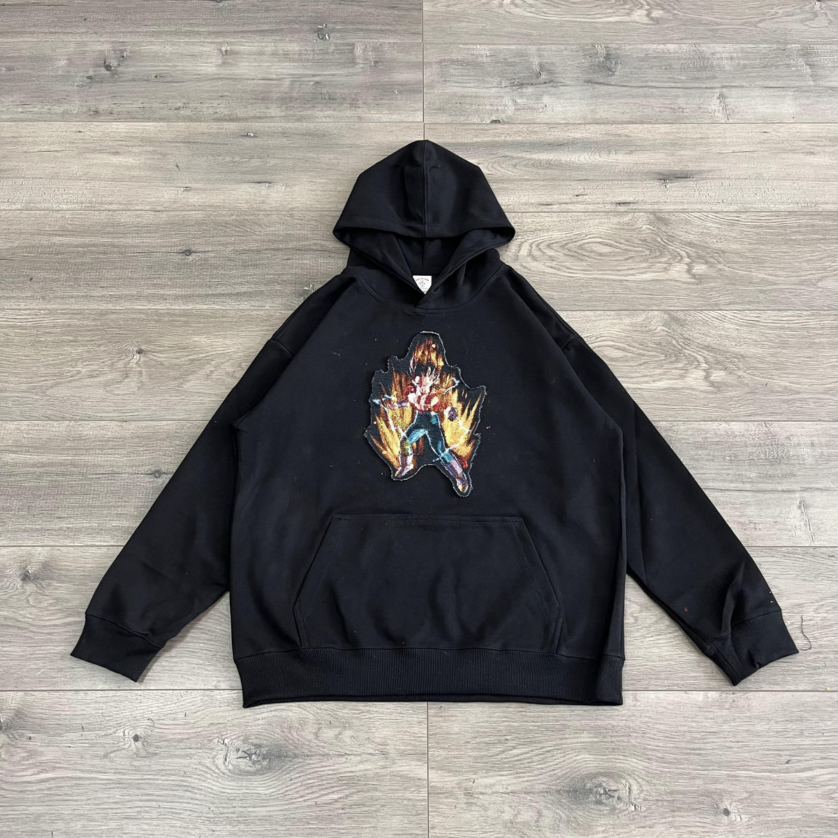 VEGETA TAPESTRY PATCH HOODIE-9080