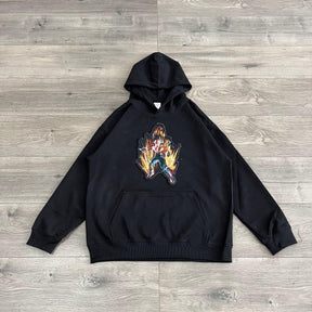 VEGETA TAPESTRY PATCH HOODIE-9080
