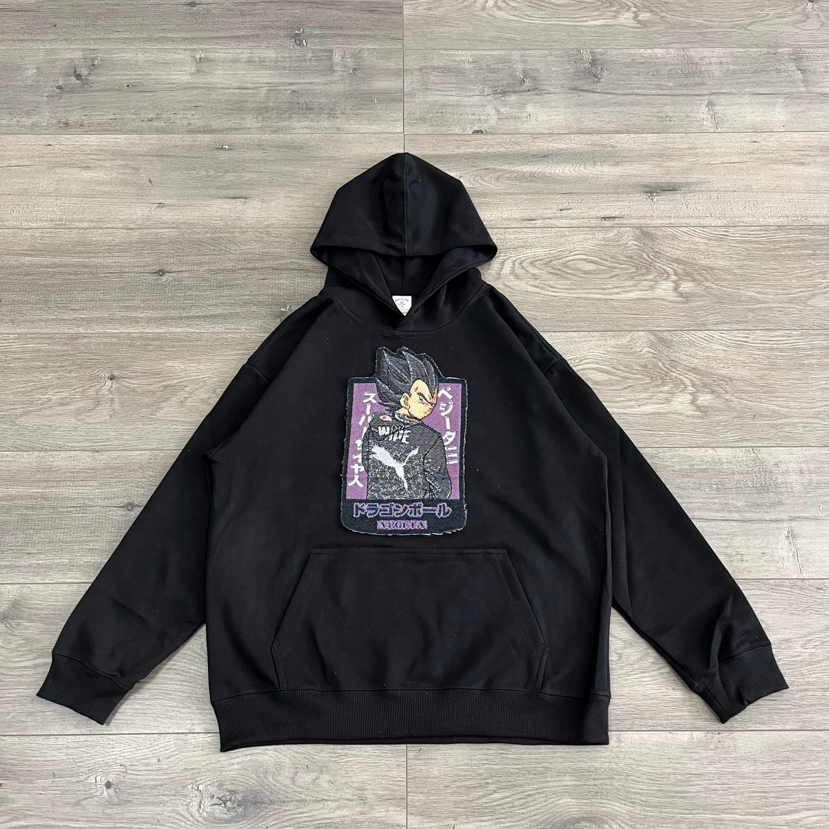 VEGETA TAPESTRY PATCH HOODIE-9071