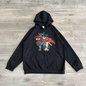 XENO GOKU TAPESTRY PATCH HOODIE-9054