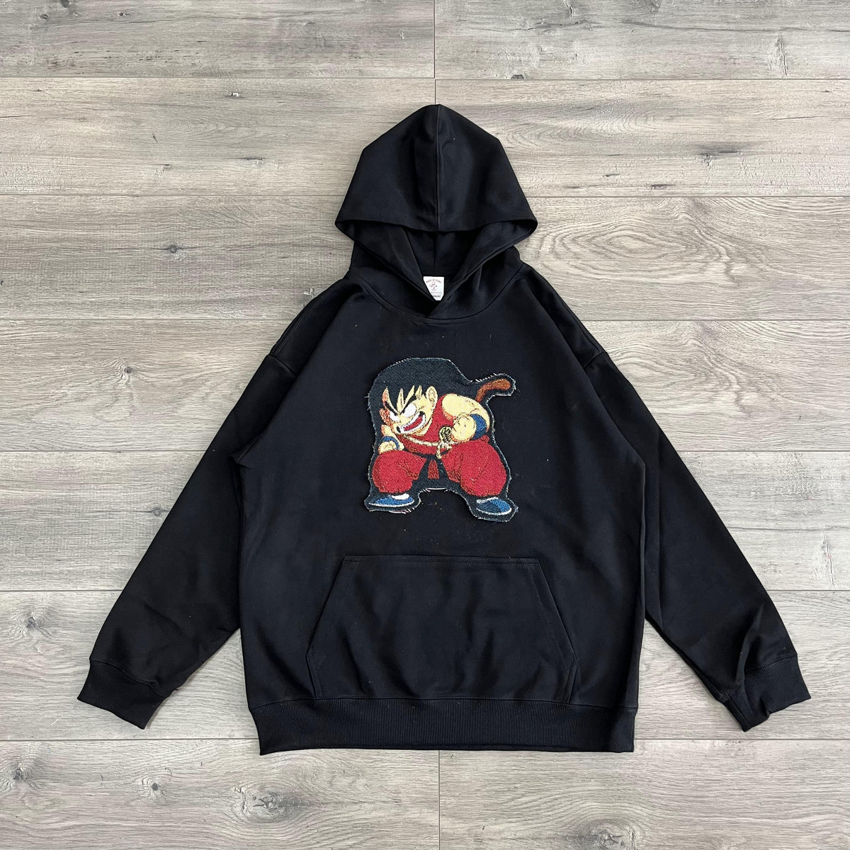 YOUNG GOKU TAPESTRY PATCH HOODIE-9056