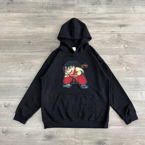 YOUNG GOKU TAPESTRY PATCH HOODIE-9056