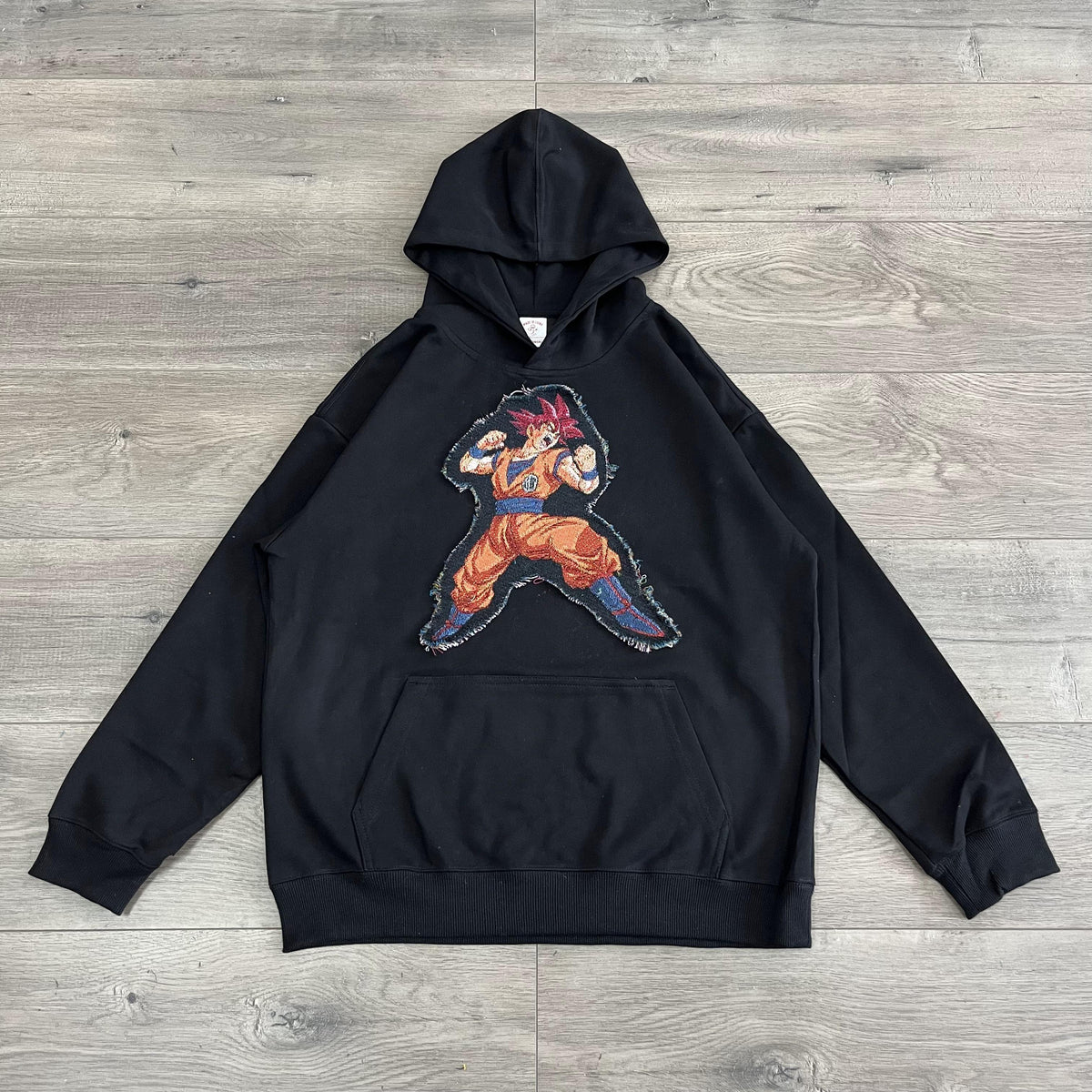 SUPERSAIYAN GOD TAPESTRY PATCH HOODIE-9066
