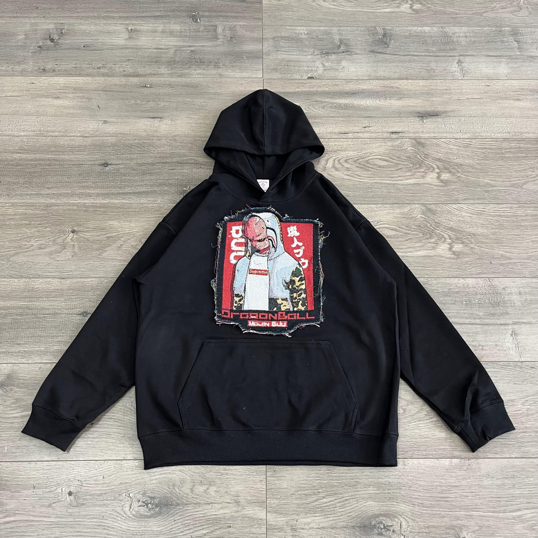 MAJIN BUU TAPESTRY PATCH HOODIE-9072