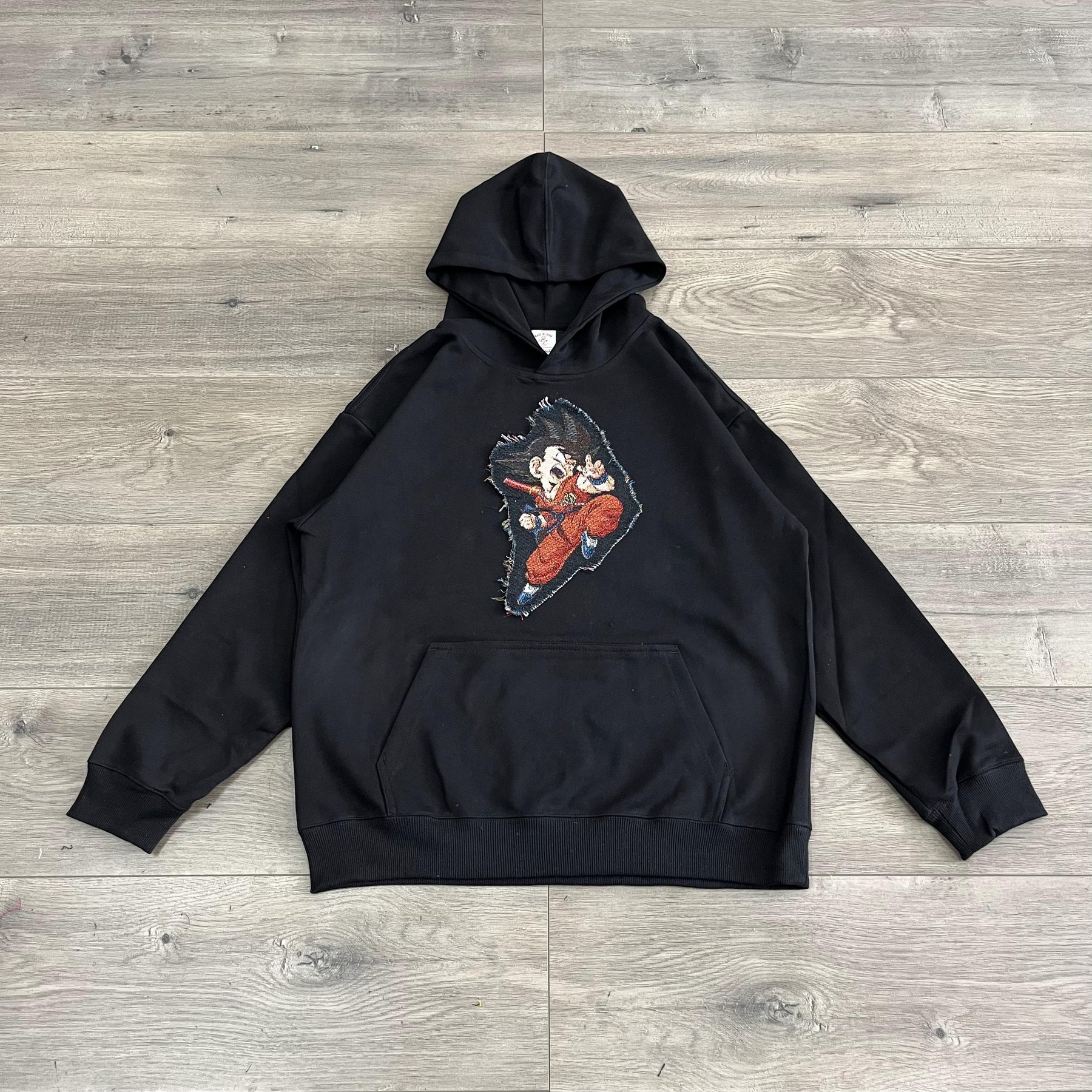 YOUNG GOKU TAPESTRY PATCH HOODIE-9064