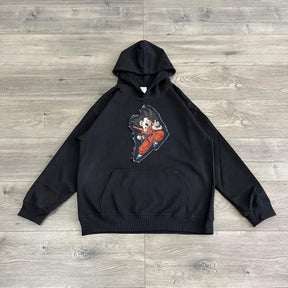 YOUNG GOKU TAPESTRY PATCH HOODIE-9064