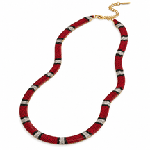 SNAKE PATTERN NECKLACE