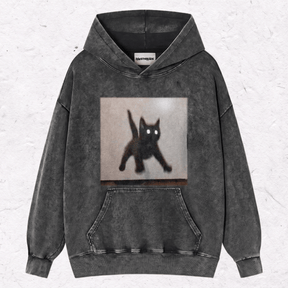WACKY CAT HEAVY WEIGHT COTTON TEE-022