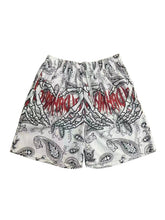 SKELETON HAND HEART SHORTS-8907
